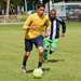 Soccer game against the Mauritius Police Force