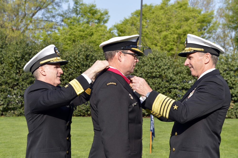 Royal Canadian Navy Vice Adm. Mark Norman receives Legion of Merit