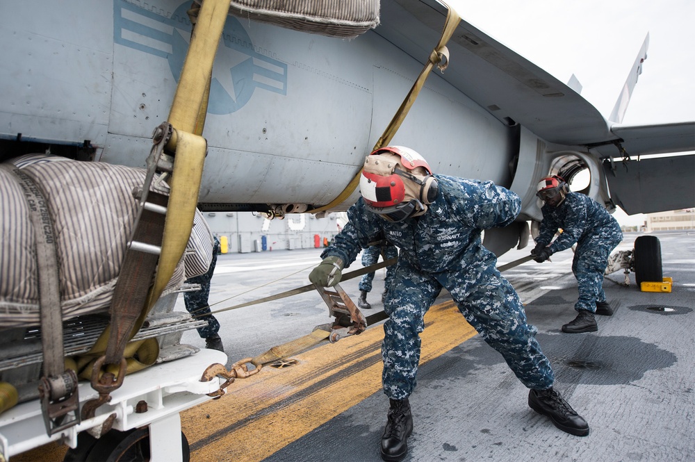 USS Harry S. Truman crash and salvage drill