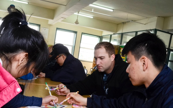 Arts and crafts session