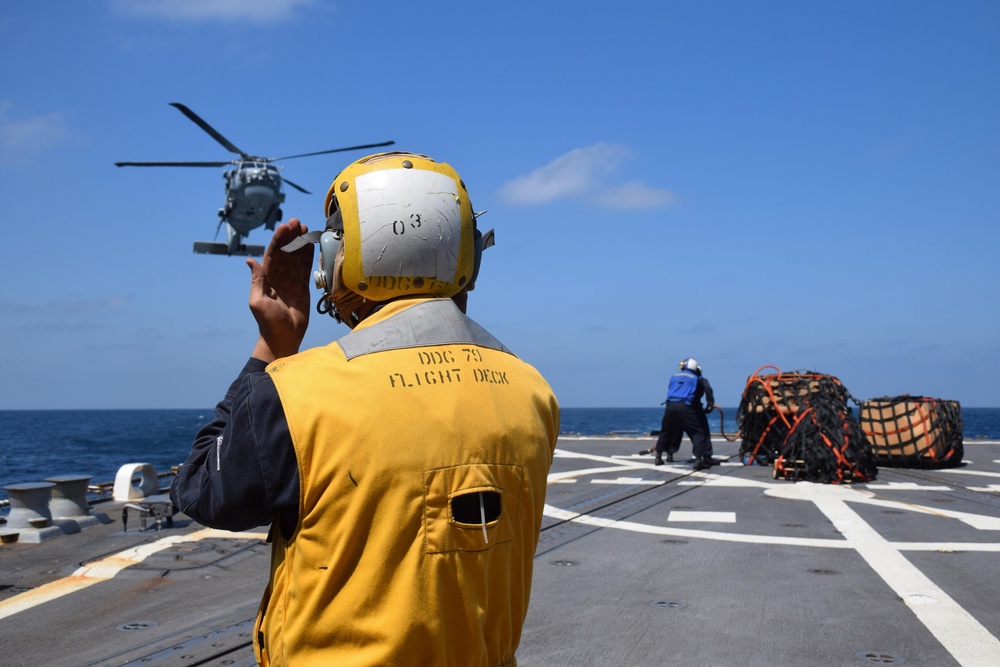 USS Oscar Austin operations