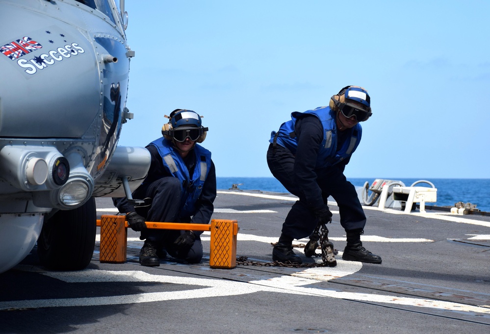 USS Oscar Austin operations