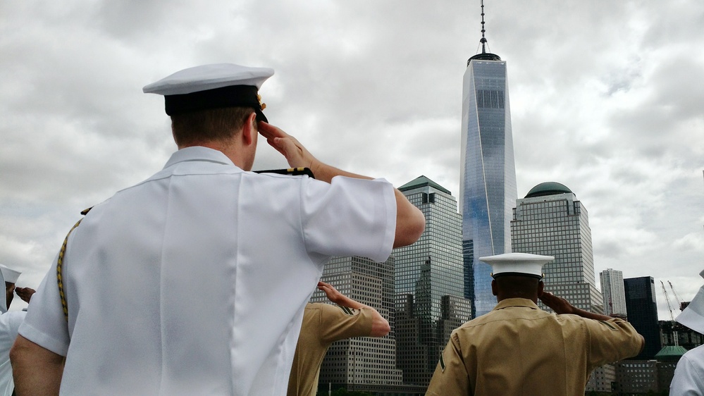 One World Trade Center salute