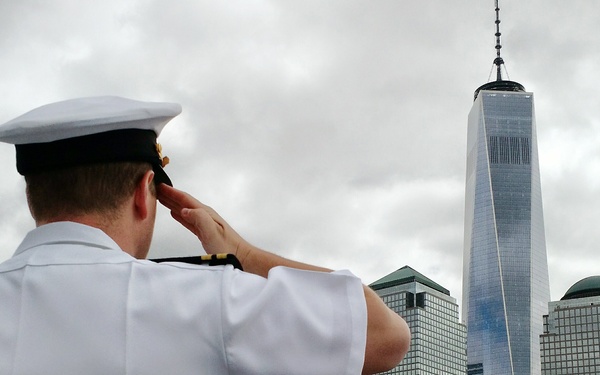 One World Trade Center salute