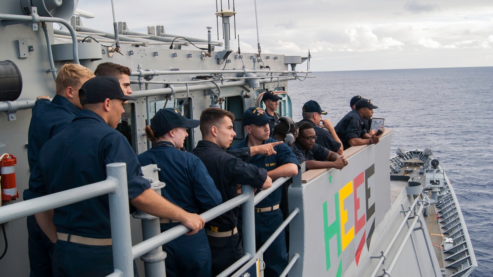 USS Chosin replenishment