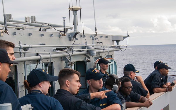 USS Chosin replenishment