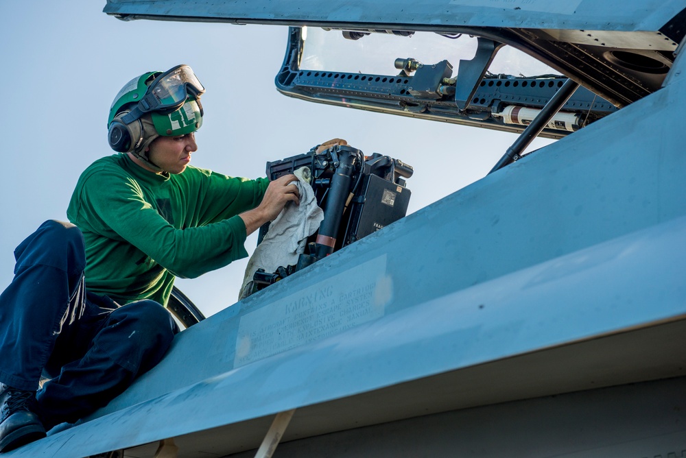 USS Carl Vinson action