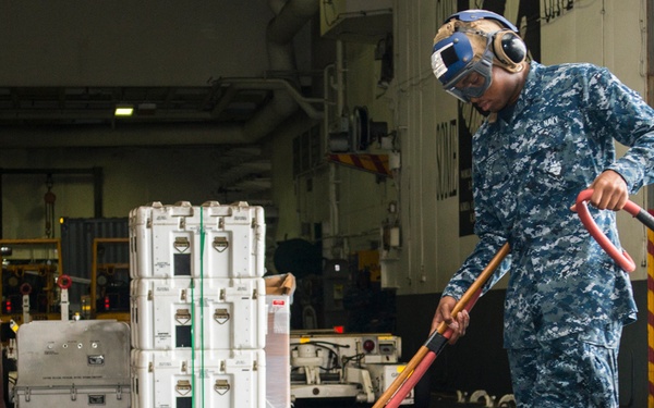 USS Carl Vinson action