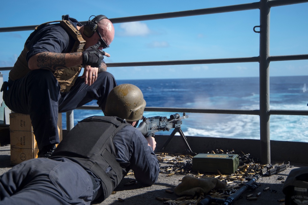 USS Carl Vinson action