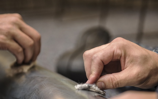 USS Gettysburg service project in namesake town