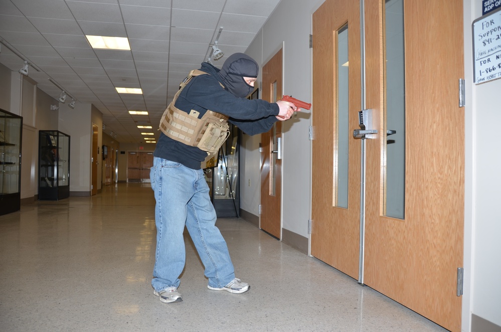 Active-shooter drill