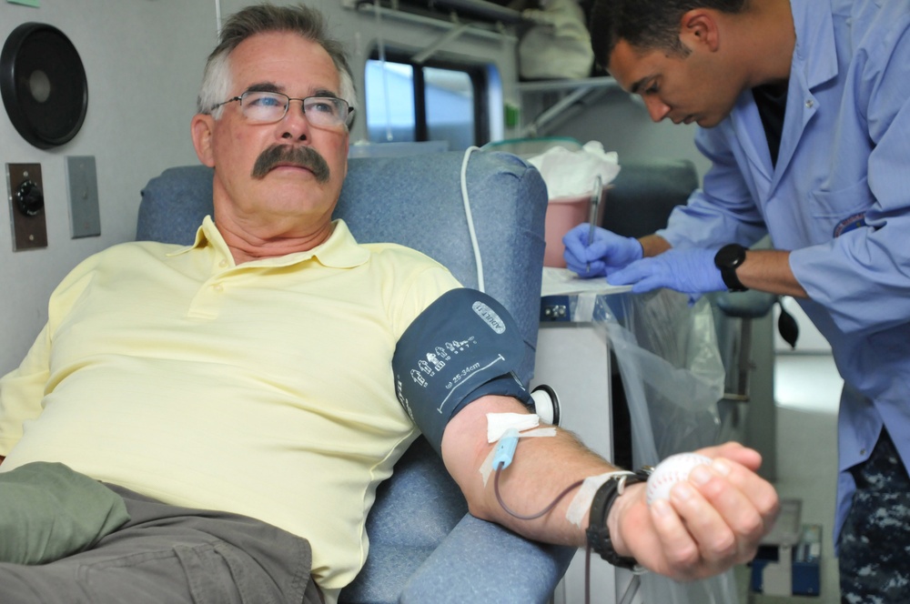 Sailors host blood drive