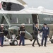 President Obama departs for Sooner State aboard Air Force One