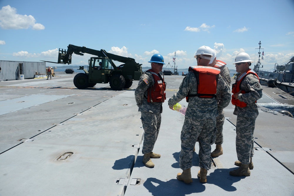 Army 7th Transportation Brigade (Expeditionary) participates in Exercise CJLOTS 2015