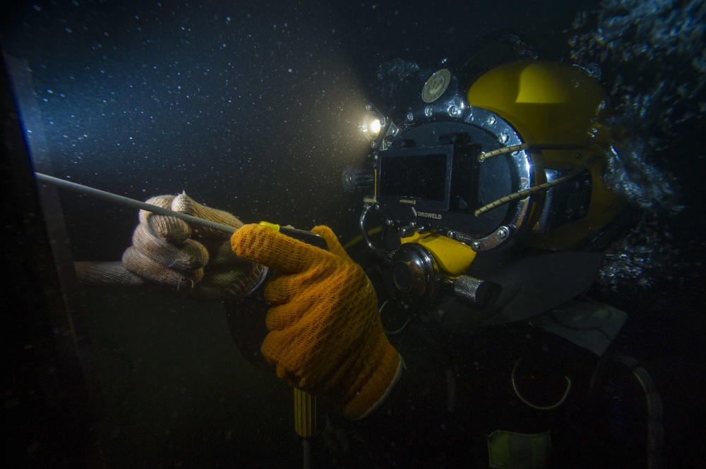 Underwater welding training