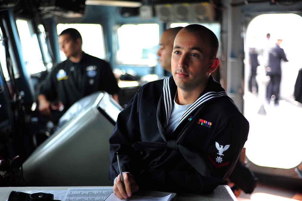 USS Blue Ridge operations