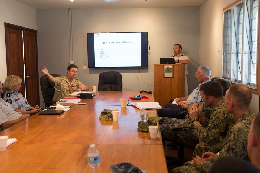 Commodore office calls in Solomon Islands