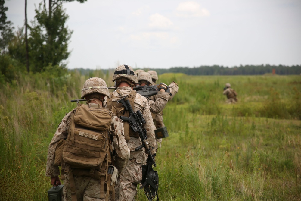 Honing the Basics: 1/8 Marines Conduct Squad Support Attacks