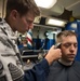 Barbershop aboard USS Ross