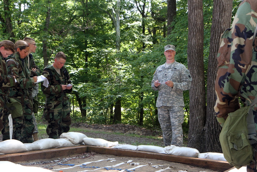 Army cadets learn basics of chemical warfare