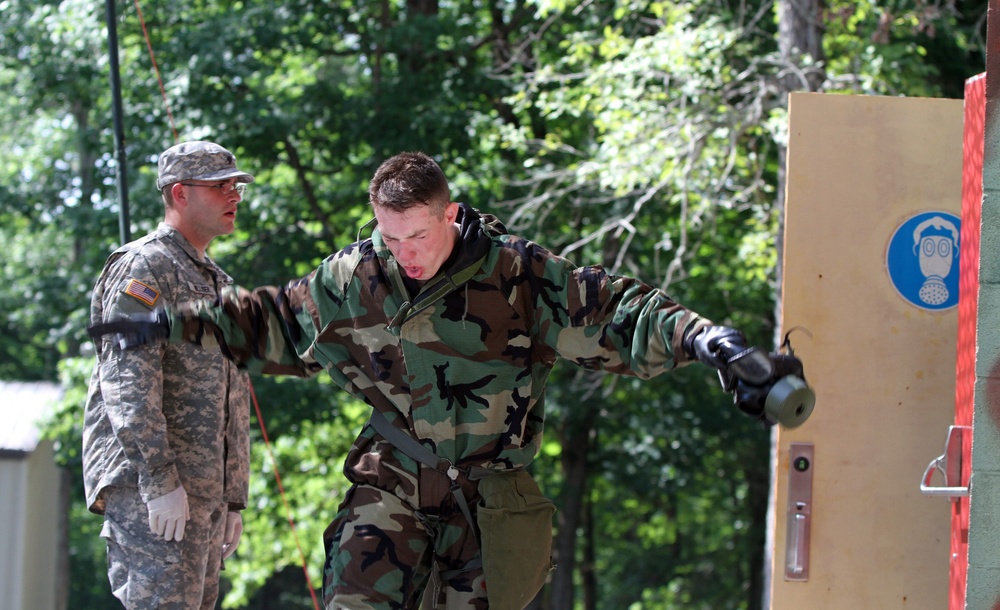 Army cadets learn basics of chemical warfare
