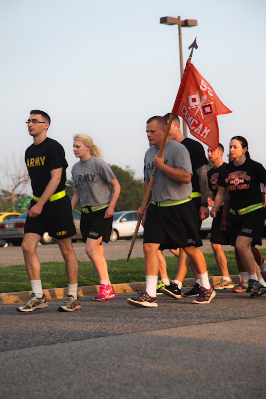 55th Signal Company (Combat Camera): Company Run