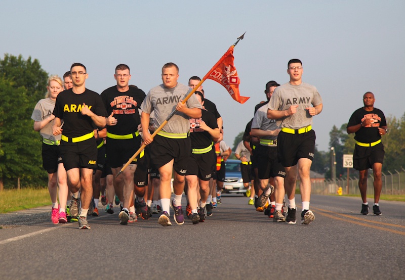 55th Signal Company (Combat Camera): Company Run