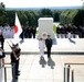 Armed forces full honor wreath ceremony
