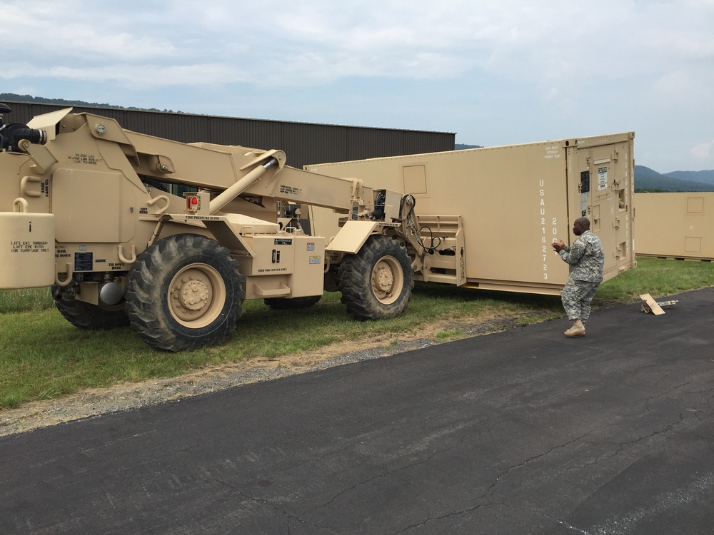 New York Soldiers train at Fort Indiantown Gap