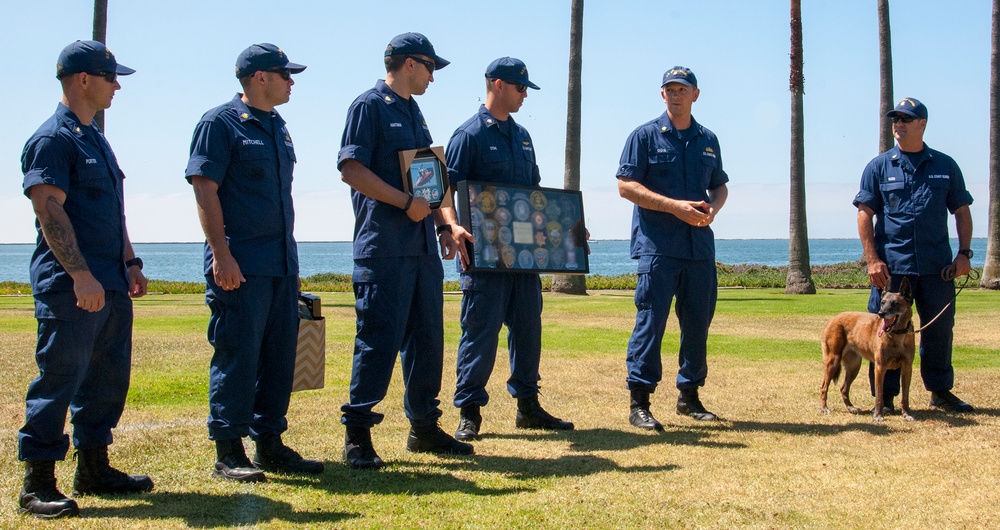 Coast Guard K-9 Chiquita retires as senior chief petty officer