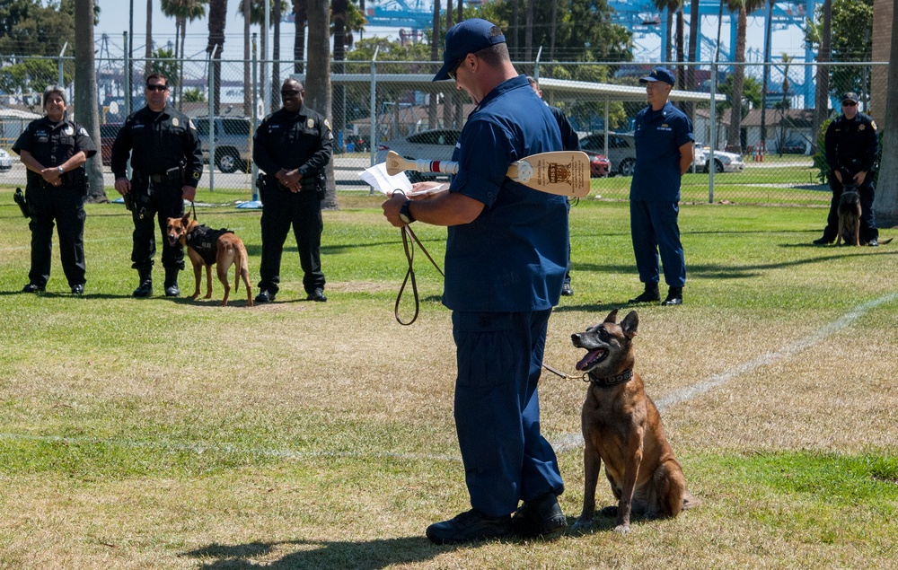 Coast Guard K-9 Chiquita retires as senior chief petty officer