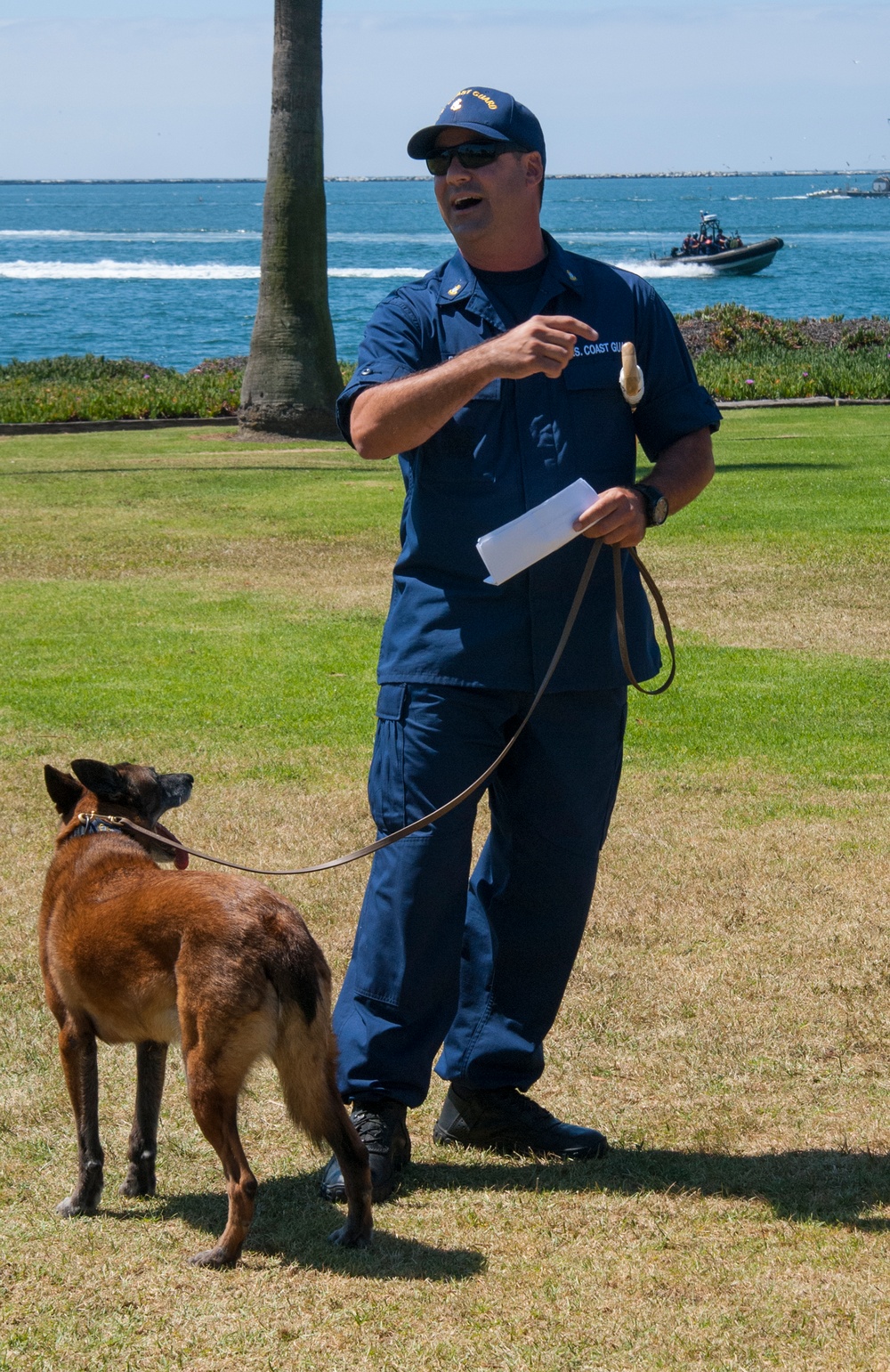 Coast Guard K-9 Chiquita retires as senior chief petty officer