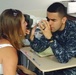 Service member conducts eye exam during IRT mission in Norwich, N.Y.