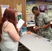 Service member instructs patient on proper medication usage during IRT in Norwich, N.Y.