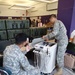 Service members maintain equipment during the IRT in Norwich, N.Y.