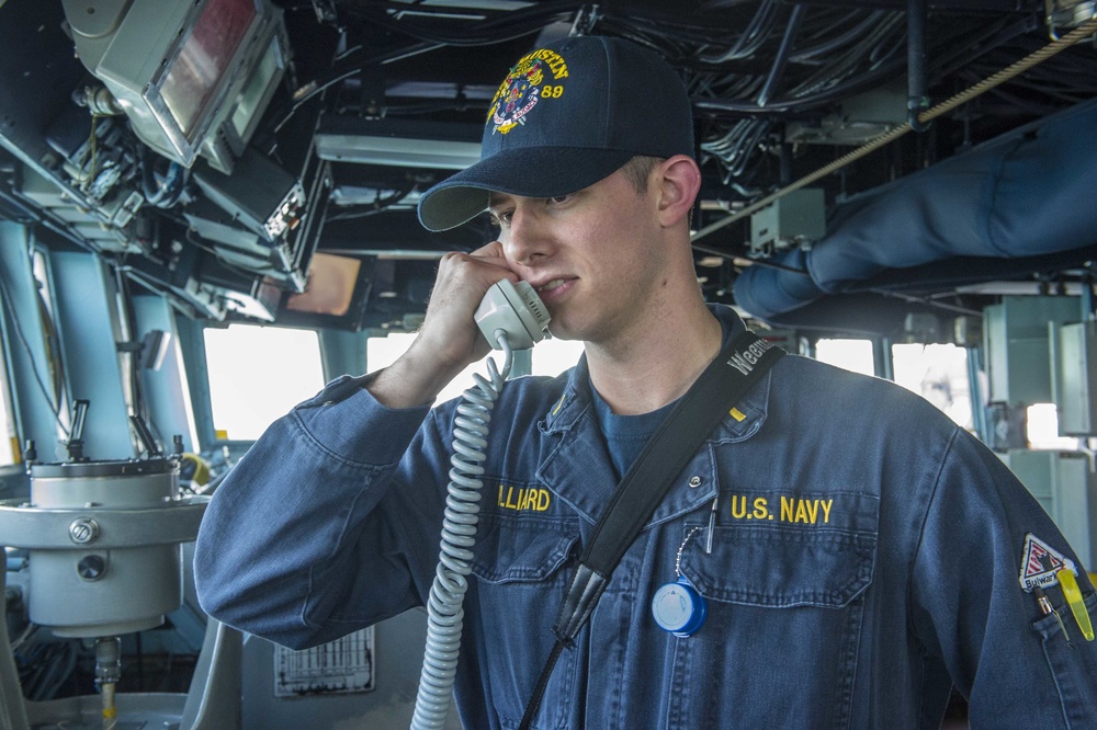 USS Mustin operations