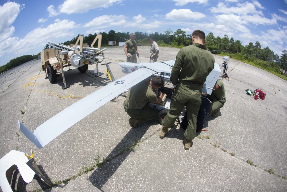 VMU-2 Conducts a RQ-7B Shadow Training Flight