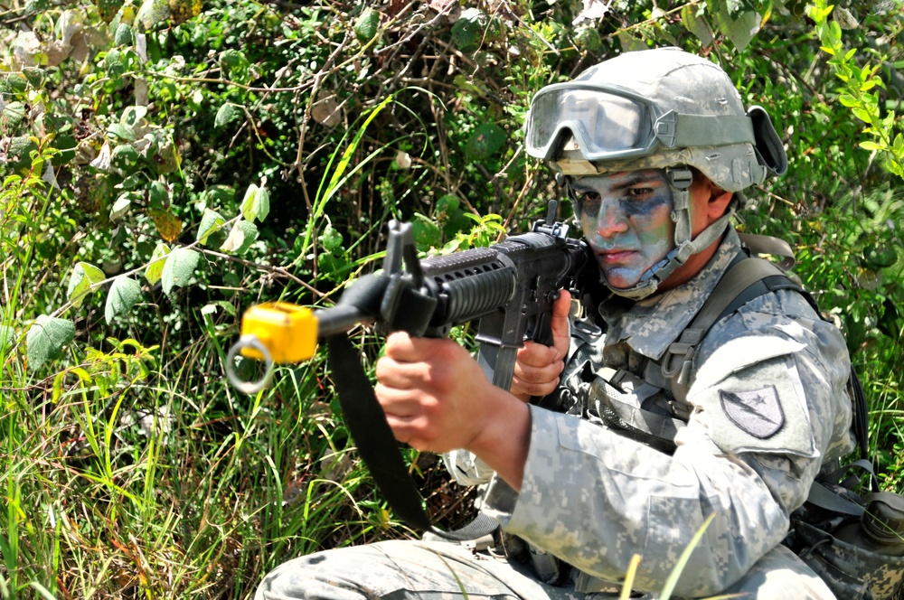 Guard response battalion trains for combat