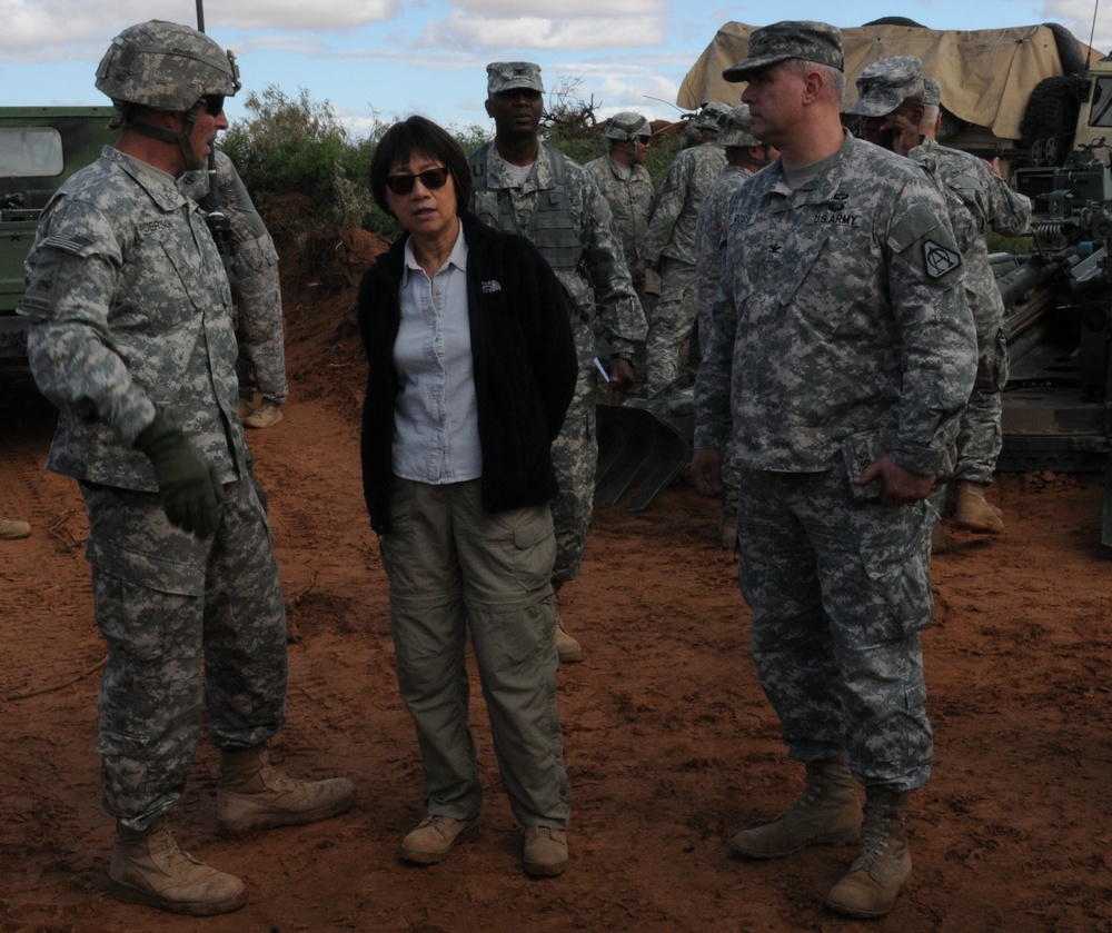 Heidi Shyu visits Fort Bliss during NIE 15.2