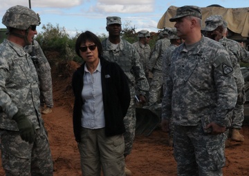 Heidi Shyu visits Fort Bliss during NIE 15.2
