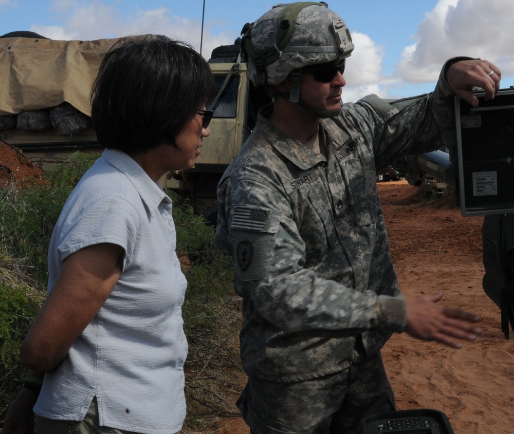 Heidi Shyu visits Fort Bliss during NIE 15.2