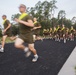 Marine recruits take initial strength test to begin training on Parris Island