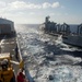 USNS Mercy and USNS Pecos replenish at sea during Pacific Partnership 2015