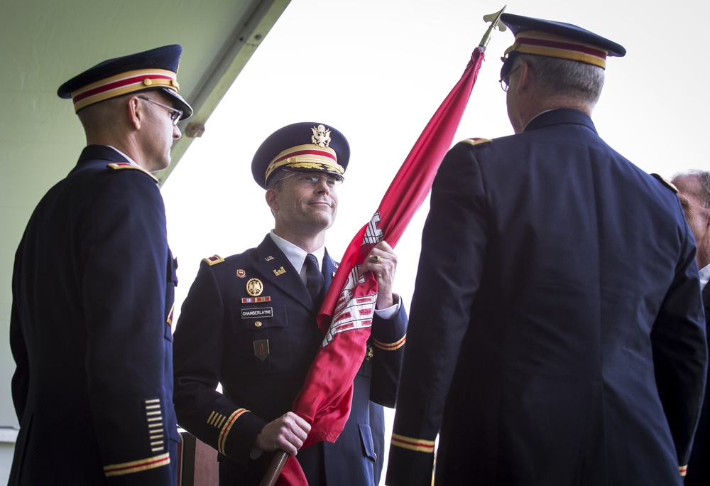 Col. Edward P. Chamberlayne assumes command of the USACE, Baltimore District