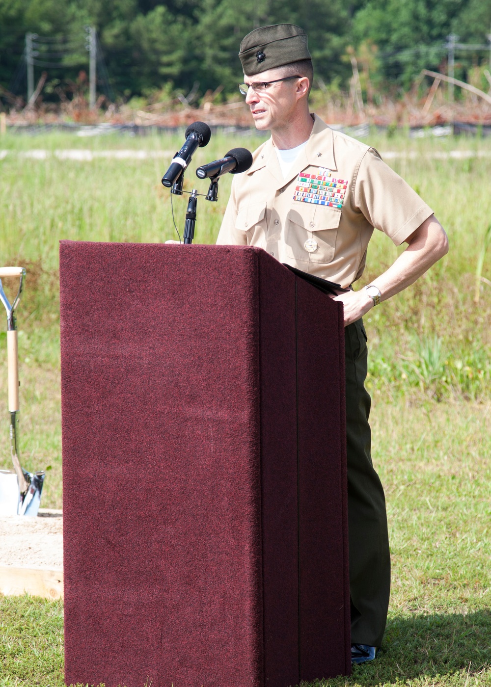 Renewable Energy Program Solar Facility Groundbreaking Ceremony at Marine Corps Base Camp Lejeune