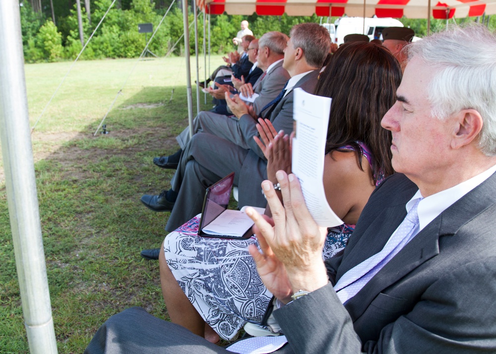 Renewable Energy Program Solar Facility Groundbreaking Ceremony at Marine Corps Base Camp Lejeune