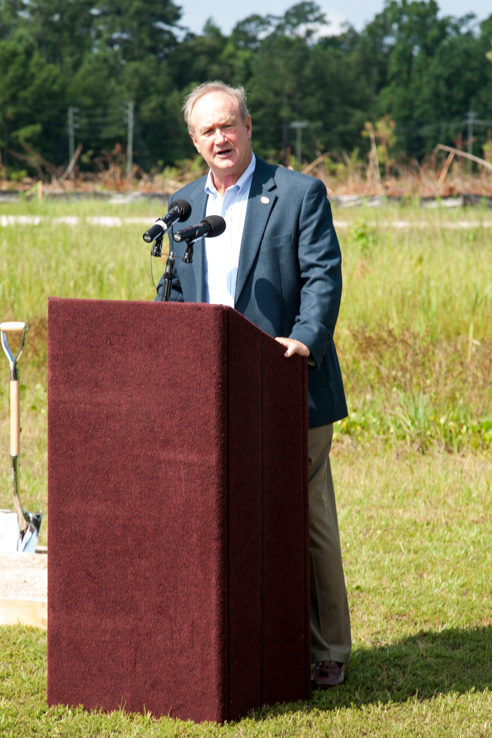 Renewable Energy Program Solar Facility Groundbreaking Ceremony at Marine Corps Base Camp Lejeune