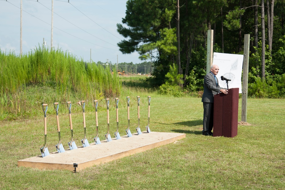 Renewable Energy Program Solar Facility Groundbreaking Ceremony at Marine Corps Base Camp Lejeune