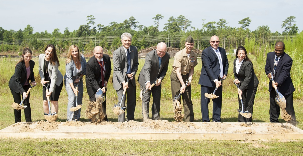 Renewable Energy Program Solar Facility Groundbreaking Ceremony at Marine Corps Base Camp Lejeune