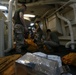 Mail call for U.S. Marines aboard USS Anchorage